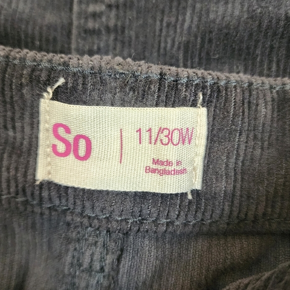 So Corduroy Botton Front  Mid Rise Mini Skirt - Picture 6 of 10